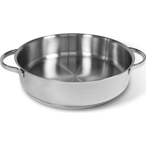 Sauce Pan, Casserole avec 2 Poignées, Acier Inoxydable Résistant, Convient à Toutes les Plaques de Cuisson, Lavable au Lave-Vaisselle, 24 cm (1/5)