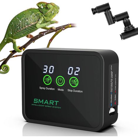 Système de brumisation intelligent pour reptiles, système de brumisation automatique pour terrarium, système de brumisation de type forêt tropicale, système d'arrosage pour plantes d'intérieur (1/3)