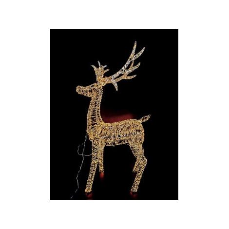 Ad Trend Renna di Natale con 1.440 Led Interno/Esterno H 160 Cm 80x25 Cm Luce Calda (1/3)