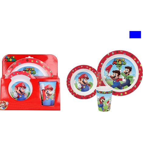 Set di 3 piatti per bambini di Super Mario. (1/5)