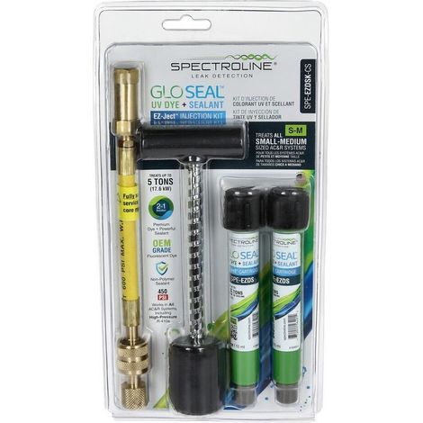 Kit colorant et mastic pour circuits frigorifiques et la climatisation (1/2)