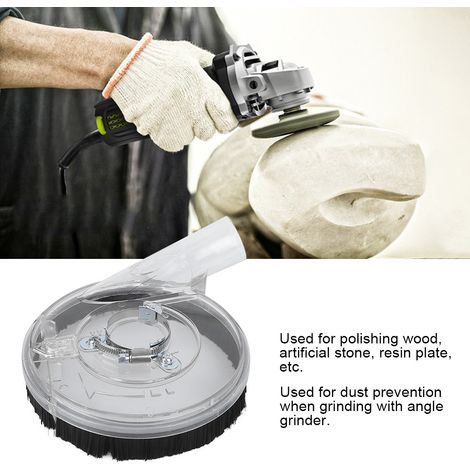 Capot de protection transparent pour meuleuse d'angle, carter de coupe et polissage, accessoire de ponçage (1/5)