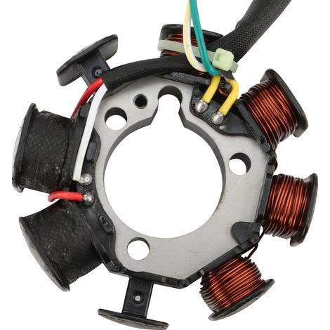 Genuine replacement parts for Kawasaki KLX300R 1996-2007 motorcycle stator-coil-magneto assembly, mud-resistant and durable. (1/4)