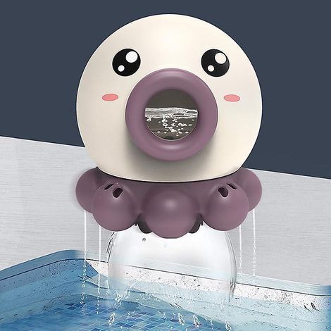 Babybadespielzeug, rotierendes Wasserspritzspielzeug, Oktopus-Spritzspielzeug, Badewannen-Oktopus-Spielzeug, Duschspielzeug mit Sprinkler, Badespielzeug