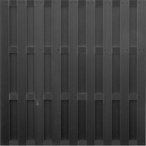 EMDEN-Serie ANTHRAZIT 180 x 180 cm, WPC-Bretterzaun