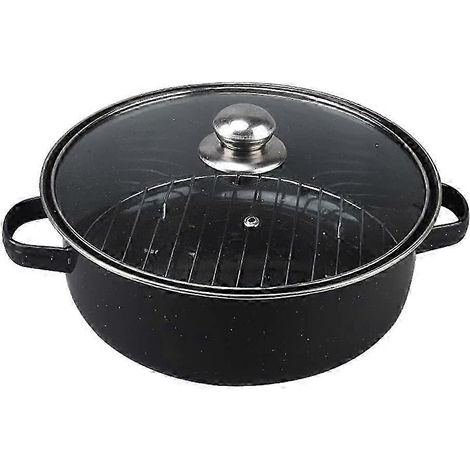 Ensemble de casseroles pour patates douces rôties et châtaignes, récipient polyvalent pour maïs cuit au four et rôtissage, ustensile de cuisine en fonte 2025 (1/5)