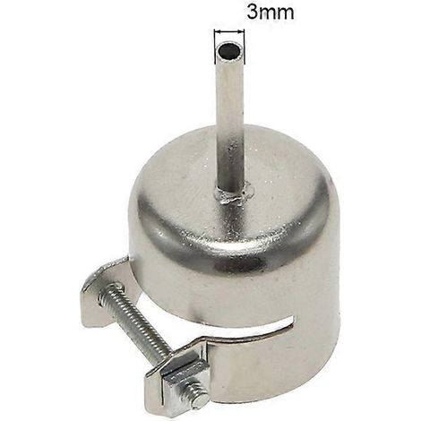Buses de soudage universelles pour stations de soudage à air chaud 850, 852D et 898 : buses de 3 mm, 4 mm, 5 mm, 6 mm, 7 mm, 8 mm, 10 mm et 12 mm. (1/5)