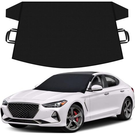 Funda para nieve，Funda para coche exterior，Funda protectora solar para coche，Funda antihielo para coche，Funda para parabrisas de coche，175 x 108 (1/5)