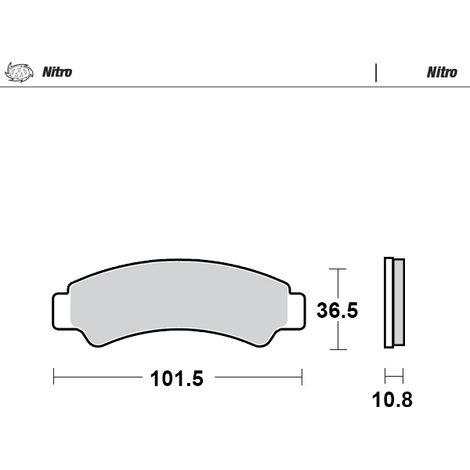 Pastillas de freno MOTO-MASTER Sinter Metal Enduro CF Moto C-Force/Z-Force