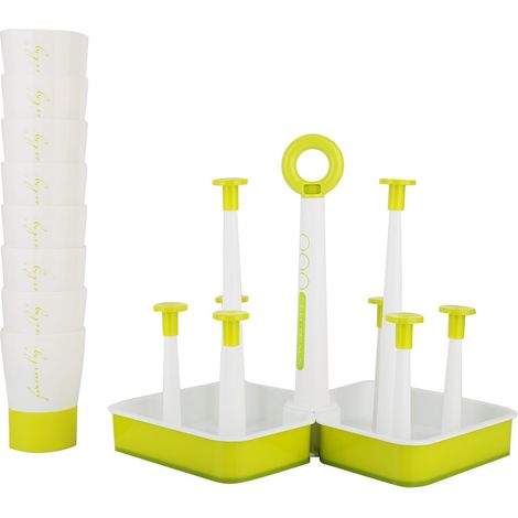 Support De Séchage Pour Tasses - Rangement 8 Verres - Matériau PP Durable - Pour Cuisine Et Café (1/5)