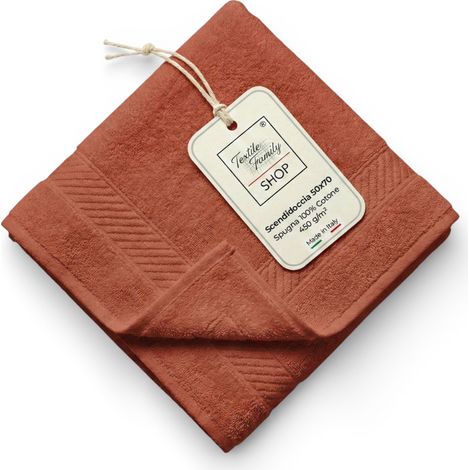 Scendidoccia Bagno Bruciato 50x70 Spugna Cotone 450 g/m² - Tappetino Doccia Made in Italy
