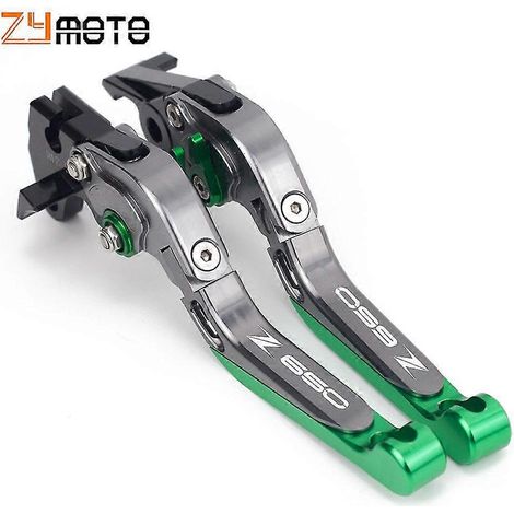Accessoires pour Kawasaki Z650 Z650rs 2017 2018 2019 2020 2021 2022 2023 : leviers de frein et d'embrayage, poignée, coloris lavande (1/4)