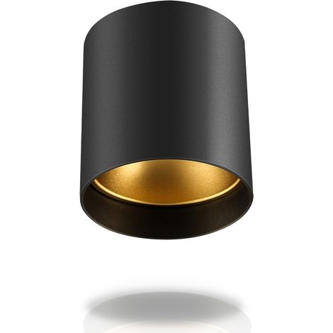 Applique da soffitto Lipsia Nero 1 x GU10 Aigostar