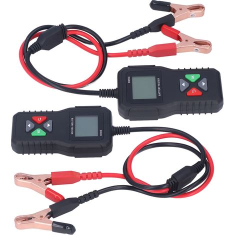 Testeur de batterie BM550 : Test professionnel de batterie pour batteries 6 V, 12 V et 24 V (3 en 1) et test de durée de vie. (1/5)