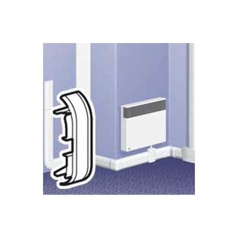 Legrand 033774 – Endkappe – für DLPlus-Sockel 120 x 20 – weiß