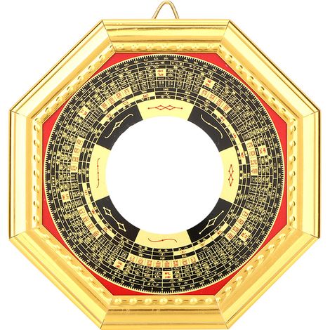 Miroir Bagua Concave/Convexe Feng Shui Chinois pour Maison et Commerce, Porte-Bonheur (1/5)
