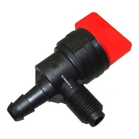 Vanne d'arrêt de carburant de rechange 399517, 396224 ou 698182 pour tracteur de jardin Briggs & Stratton, conduite de carburant de 1/4 po de diamètre intérieur, sans filtre (1/5)