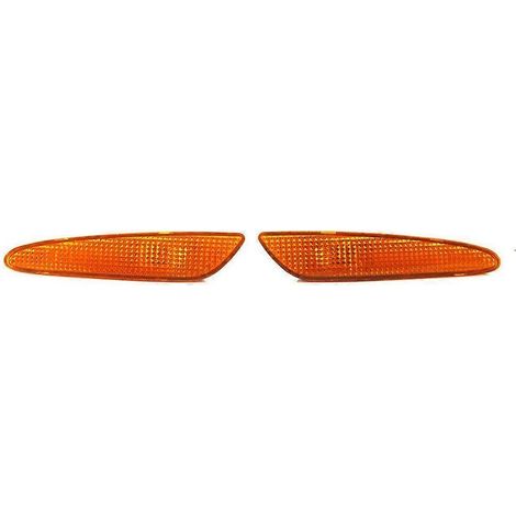 Linke und rechte gelbe Seitenmarkierungsleuchten mit Blinkern für Mercedes-Benz W211 E-Klasse 2003-06 2118200121 (1/5)