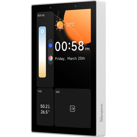 SONOFF Smart Home-Bedienfeld,Intelligente Sicherheit,Weiß