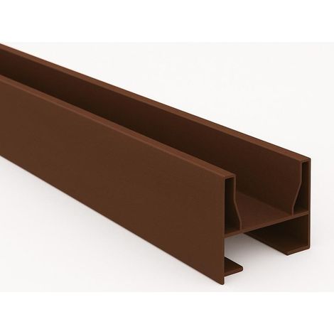 Guida Superiore per Porta a Soffietto 150 cm Noce Pinto