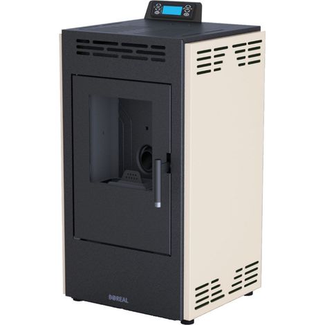 BRICOSOL ESTUFA DE PELLET BOREAL 9 KW MARFIL (1/3)