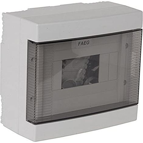 Electraline 60435 Centralino da Parete con Portello, 4 Moduli, Bianco (1/2)