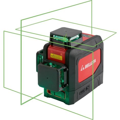 bellota Laser 30m 3 Achs, grün Koffer und Halter (1/3)
