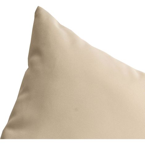 Set di 8 copricuscini Bergen crema
