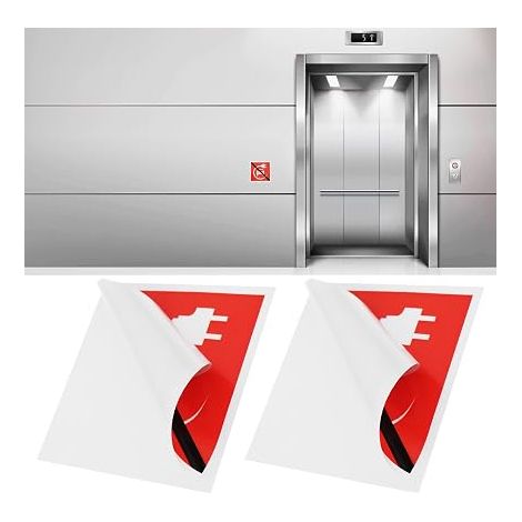 Signs PVC Stickers 50 x 50 mm (1/4)