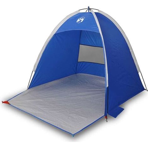 Tente de plage imperméable bleu ciel pour trois personnes