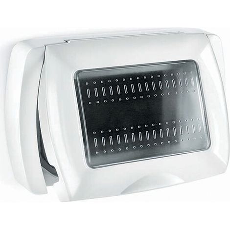 PLACCA EASY P/ESTERNO IP55 BIANCO 3P