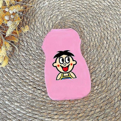 Ropa para perros pequeños XS-XXL Accesorio sencillo para cachorros Camiseta para gatos Chaleco a rayas para mascotas Ropa de verano sin mangas Camisa rosa para perros (1/5)