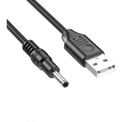 Cavo di ricarica da USB a DC 5V, cavo di alimentazione da USB a DC 5V, compatibile con piccoli elettrodomestici e dispositivi mobili. Specifiche dell'interfaccia: 2,5x0,7 mm, 3,5x1,35 mm, 4,0x1,7 mm. (1/5)