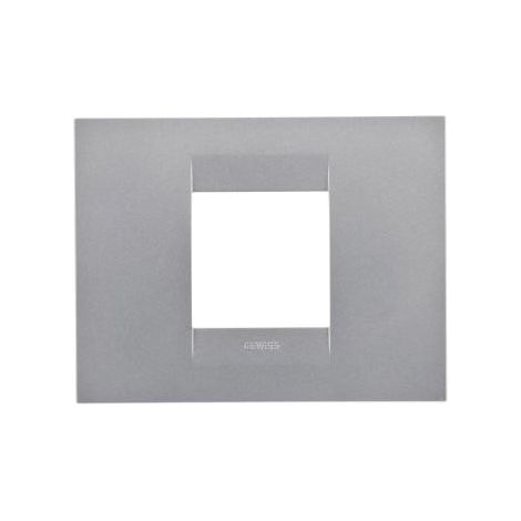 PLAQUE GEO 2P TITANE GEWISS GW16402VT