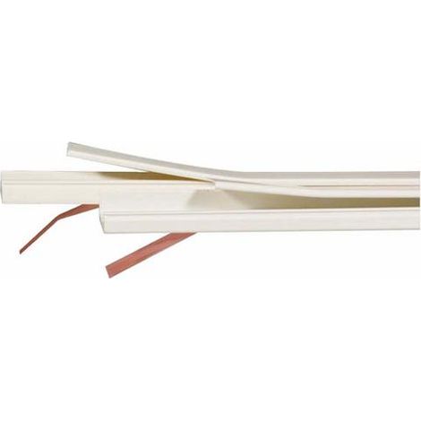 CANALINA CAVO ELETTRICO ADESIVA 10X10MM 2MT CHIUSA