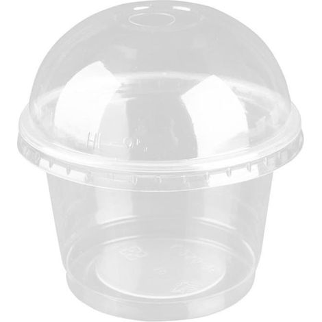 25 gobelets à salade jetables avec couvercles