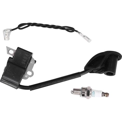 Module de bobine d'allumage Bougie d'allumage de rechange pour tondeuse à gazon STIHL Fs90r Fs110r Fs110 (1/5)