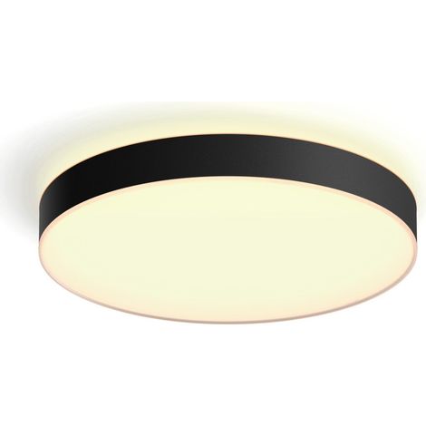 Philips Hue White Ambiance Enrave XL lámpara de techo negra