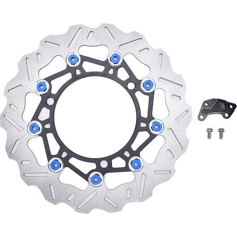 267 mm Edelstahl-Motorrad-Vorderradbremsscheibe, Bremssattel-Adapter-Kit für NMAX125, NMAX155, AEROX155, NVX155 – direkter Ersatz, Paar Bremsscheiben. (1/5)
