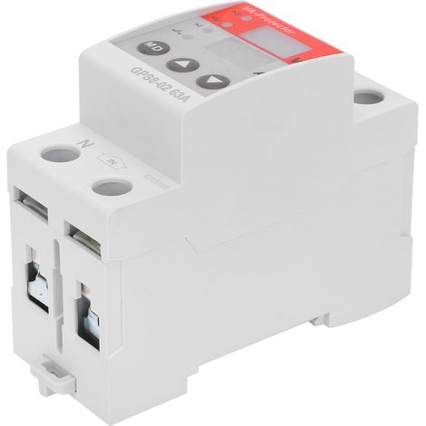 Self-resetting digital display voltage/current protector GPS8-02-D (bottom-entry line) (1/5)