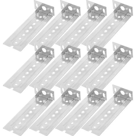 Supports de plateau coulissant pour clavier, 12 pièces, en acier rail (1/5)