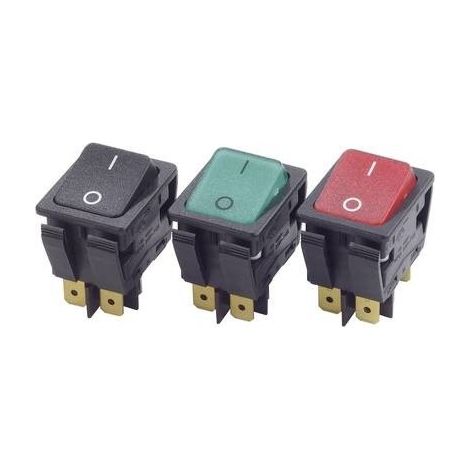 Arcolectric (Bulgin Ltd.) C6053ALNAF Interruttore a bilanciere C6053ALNAF 230 V/AC 16 A 2 x Off / On Permanente 1 pz.