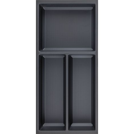 Agoform Besteck Organizer Sky Besteckeinsatz 220x53x473 Kunststoff schwarz
