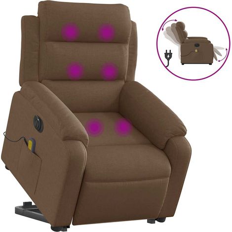 Maison Exclusive - Elektrischer Massagesessel mit Aufstehhilfe Br (1/5)