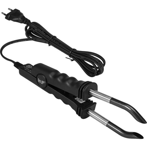 Machine à connecteur pour extensions capillaires, outil de fusion pour salon, fer à lisser pour perruques, styler capillaire noir (1/5)