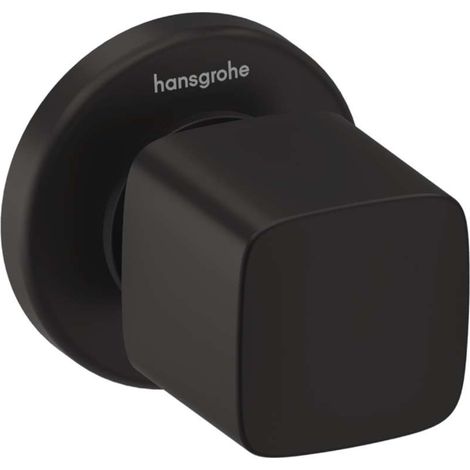 Hansgrohe Metris - Válvula de cierre empotrada, negro mate 31677670