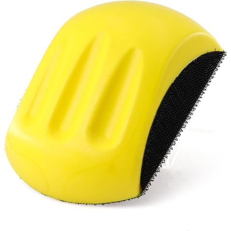 1pc Bloc De Ponçage 5 Pouces, Support Crochet Et Boucle, Pour Bois Et Carrosserie