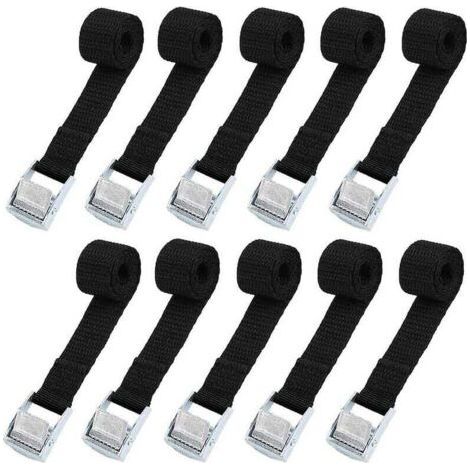 10pcs Tie Down Strap Cargo Straps Cam Buckle Tie Down for Tie Down Kayak (1/5)