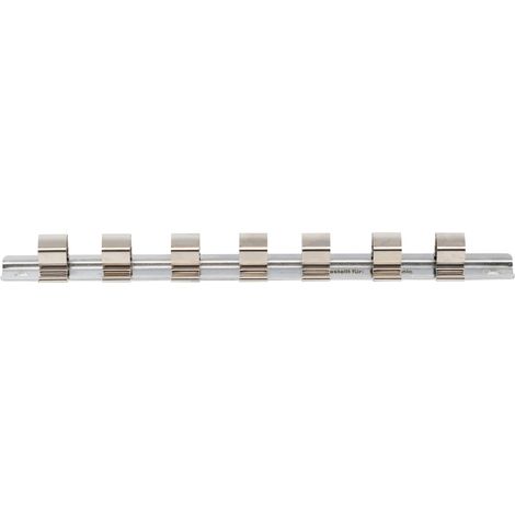 Barra herramientas bgs technic metal 210 mm 7 clips fuertes (1/4)