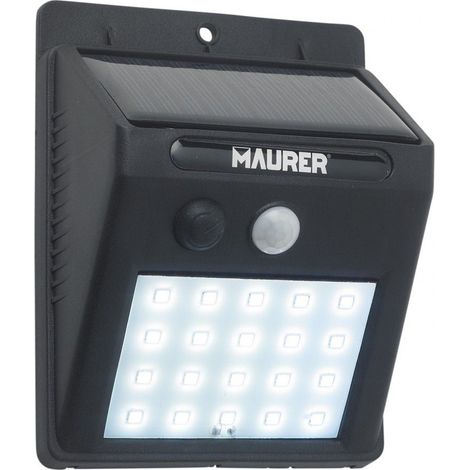 Solar-LED-Wandleuchte 200 Lumen, IP65 mit Bewegungssensor und Dämmerung